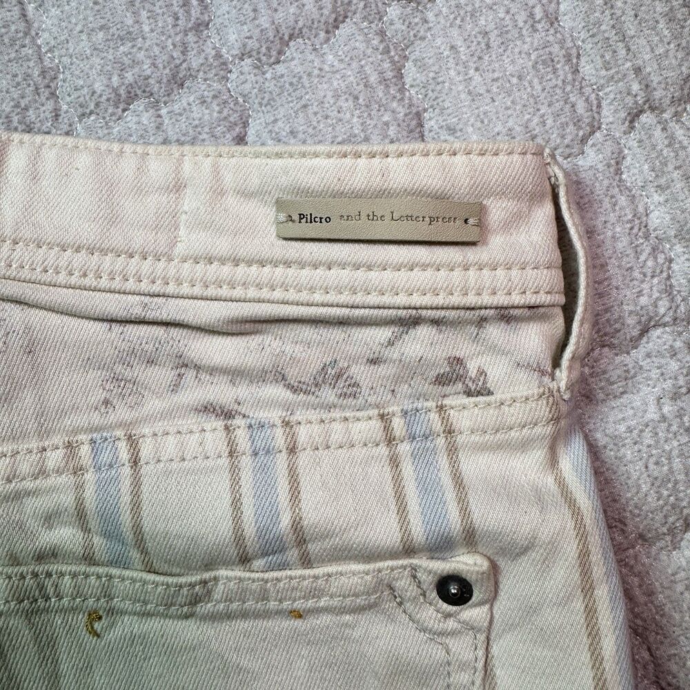 ANTHROPOLOGIE PICRO AND THE LETTERPRESS SLIM BOYFRIEND SHORTS WOMENS SIZE 26 - Picture 3 of 15